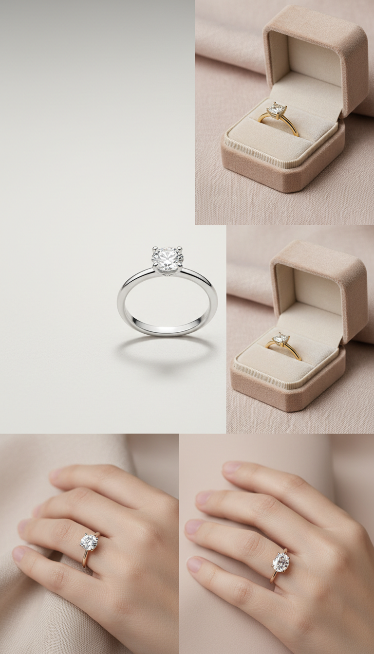Platinum Solitaire Engagement Ring